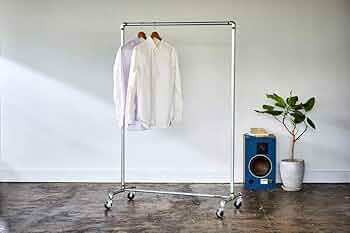 W STANDARD/HR06-140 インダストリアル アイアンハンガーラック 61sdQLFFzIL._AC_SY200_QL15_.jpg